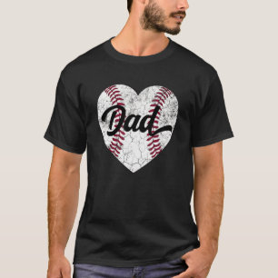 Baseball Dad  For Baseball Softball Mum T-Shirt