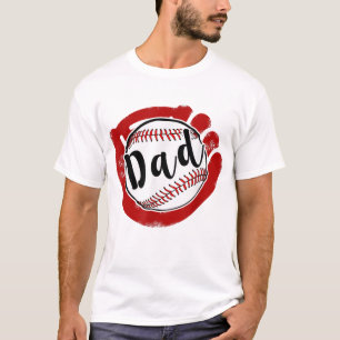 Baseball Dad for Baseball Softball Mum T-Shirt