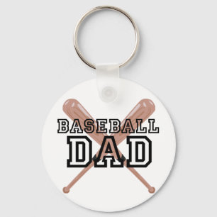 Baseball Dad Key Ring