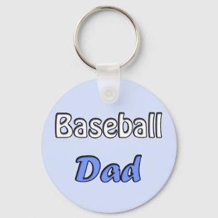 Baseball Dad Key Ring
