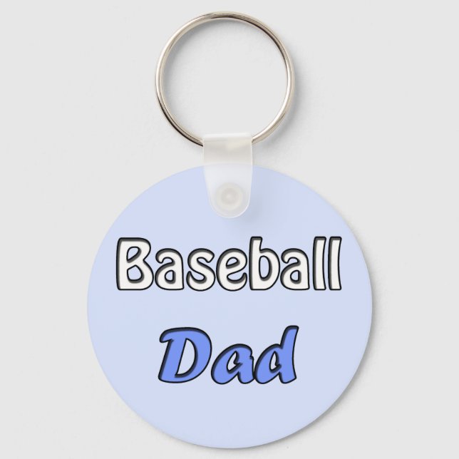 Baseball Dad Key Ring (Front)