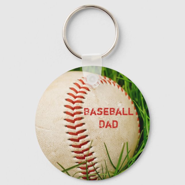 Baseball Dad Keychain (Front)
