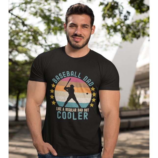 Baseball Dad Like a Regular Dad But Cooler T-Shirt (Creator Uploaded)