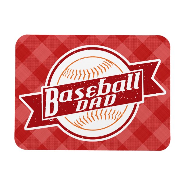 Baseball Dad Magnet (Horizontal)