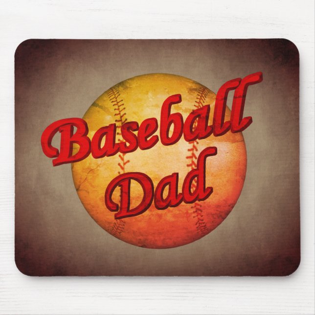 Baseball Dad  Mouse Mat (Front)