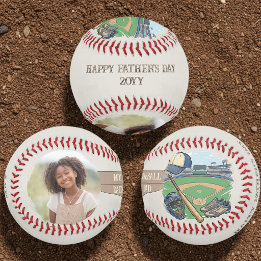 Baseball Dad My Dad Photo Fathers Day Baseball