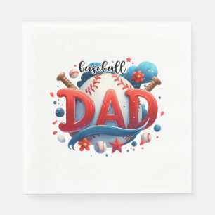 Baseball Dad Napkin