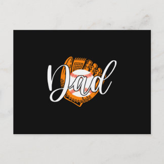 Baseball Dad Postcard