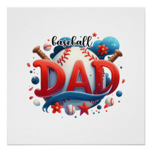 Baseball Dad Poster