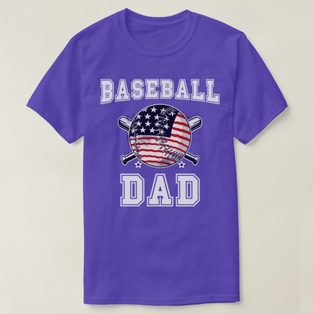 Baseball Dad T-Shirt (Design Front)