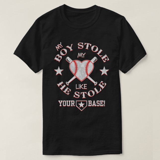 Baseball Dad T-Shirt (Design Front)