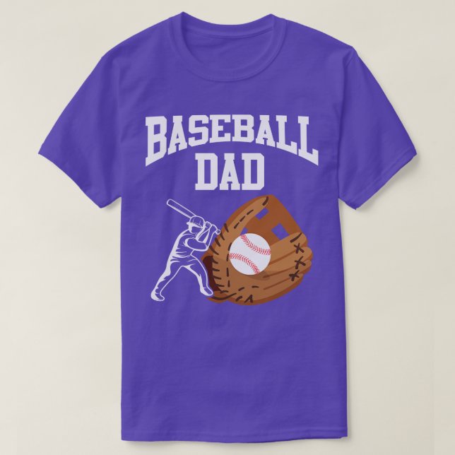 Baseball Dad T-Shirt (Design Front)