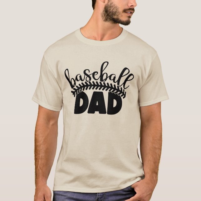 Baseball Dad T-Shirt (Front)