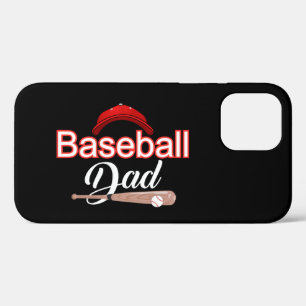 Baseball Dad Trendy Mens Baseball Fathers Day iPhone 12 Case