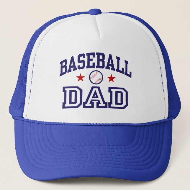Baseball Dad Trucker Hat (Front)