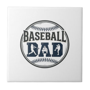 Baseball Dad Vintage Engraving Shirt Design_1 Tile
