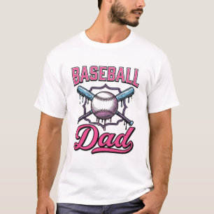 Baseball Dad Vintage Engraving T-Shirt Design (2)_