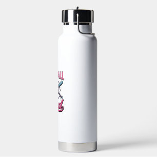 Baseball Dad Vintage Engraving T-Shirt Design (2)_ Water Bottle