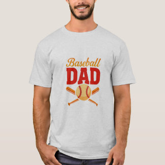 Baseball Dad Vintage Sports Design T-Shirt