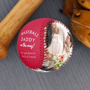 Baseball Daddy to be 2 Photo Personalised