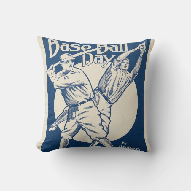 Baseball Days Cushion (Front)