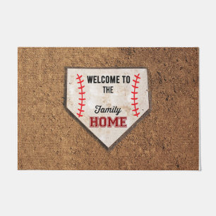 Baseball Decor / Welcome Mat / Baseball Mum