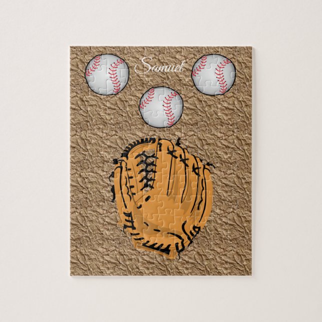 Baseball Decorative Jigsaw Puzzle (Vertical)
