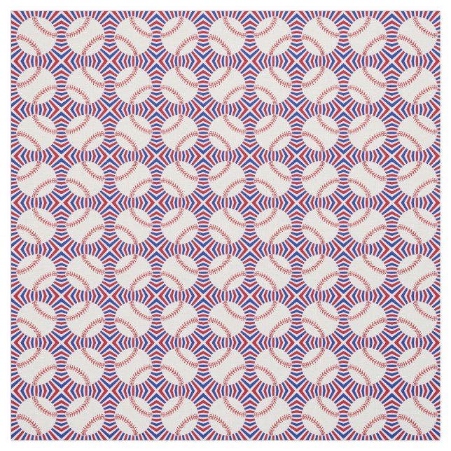 Baseball Design Fabric (Swatch)