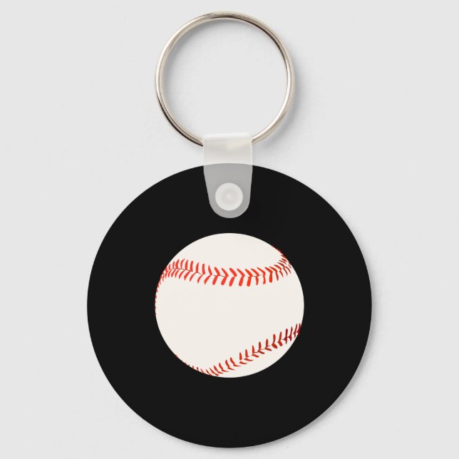 Baseball Design Key Ring (Front)
