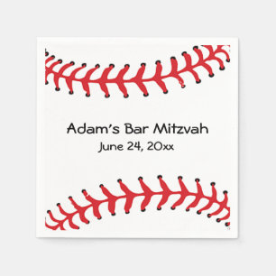Baseball Design Paper Napkins