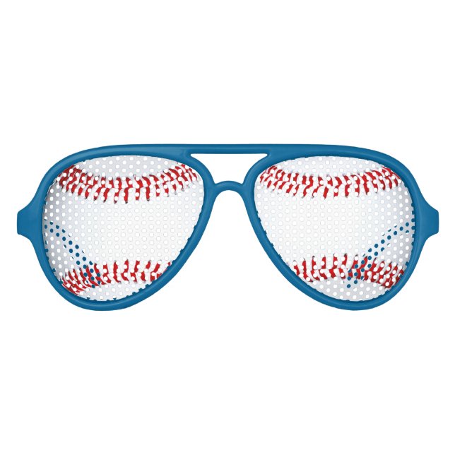 Baseball Design Photo Sunglasses Shades (Front)