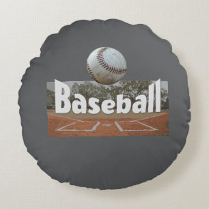 Baseball design round cushion