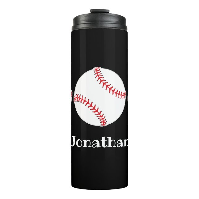 Baseball Design Thermal Tumbler (Front)