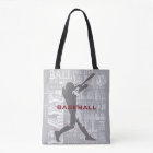 Baseball Design Tote Bag
