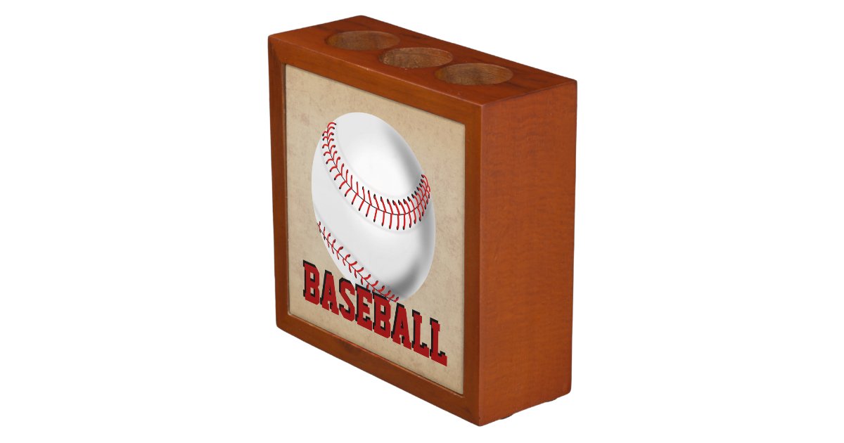 BASEBALL DESK ORGANISER Zazzle