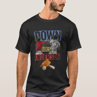 Baseball Down Goes Anderson Funny T-Shirt