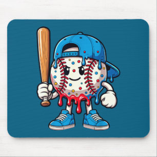 Baseball Drip Baseball Life Style 101 Apparel Yout Mouse Mat