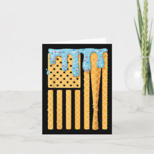 Baseball Drip Bat Boys Dripping Ice Cream American Card