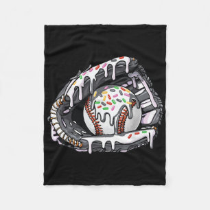 Baseball Drip Boys Girls Baseball Gloves Baseball Fleece Blanket