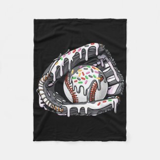 Baseball Drip Boys Girls Baseball Gloves Baseball  Fleece Blanket