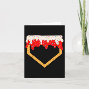 Baseball Drip Boys Home Plate Ice Cream Sprinkles Card