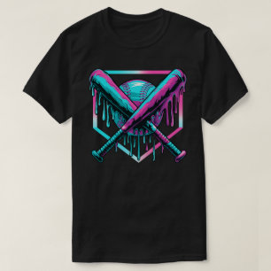 Baseball Drip For Boys Ice Cream Drip  T-Shirt