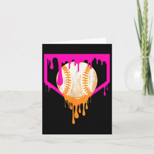 Baseball Drip For Boys Ice Cream Drip Youth Boys B Card