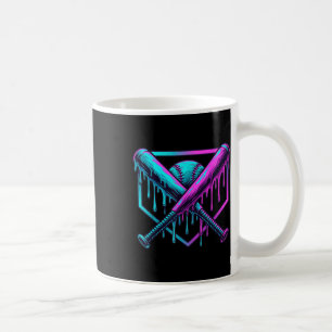 Baseball Drip For Boys Ice Cream Drip Youth Boys B Coffee Mug