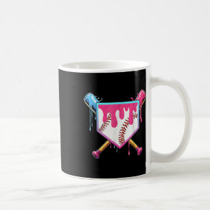 Baseball Drip For Boys Ice Cream Drip Youth Boys B Coffee Mug