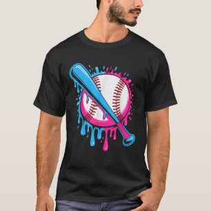 Baseball Drip For Boys Ice Cream Drip Youth Boys T-Shirt