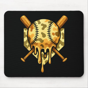 Baseball Drip For Boys Ice Cream Dripng Boys Baseb Mouse Mat