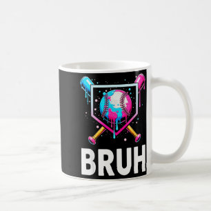 Baseball Drip Funny Bruh Ice Cream Dripng Matching Coffee Mug