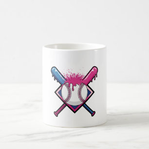 Baseball Drip Ice Cream Baseball Lover Coffee Mug