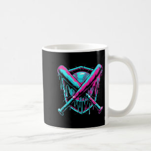 Baseball Drip Ice-cream Dripng Baseball Bat Var Wa Coffee Mug